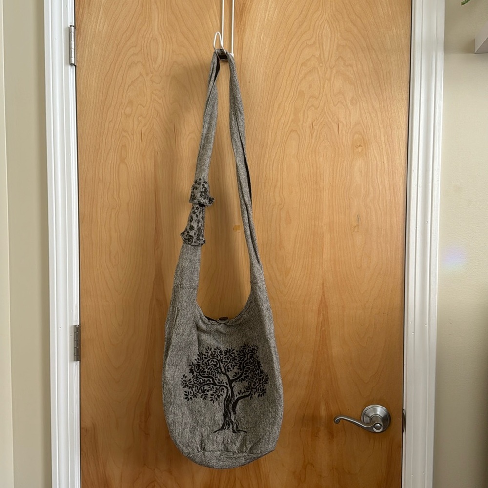 100% cotton hippie hobo bag